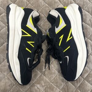 New Balance 57/40 Black and Yellow Athletic Shoes
